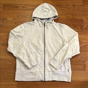Men's Calvin Klein White Gray Hooded Jacket